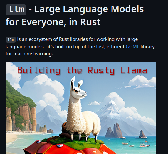 Cover Image for Building up the Rusty Llama (NixOS)